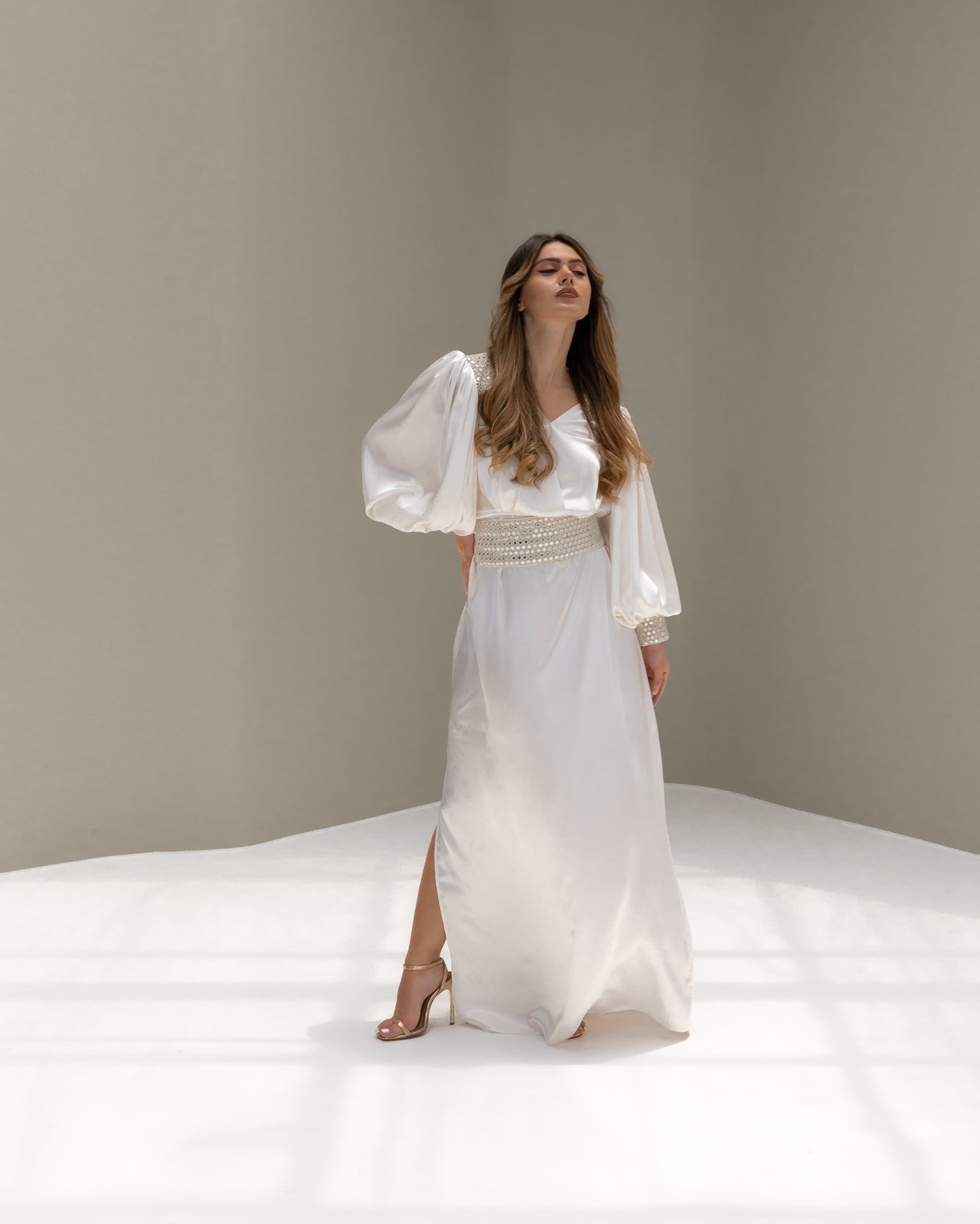 Lisa Afghan Limited Edition Dress White SS25-26