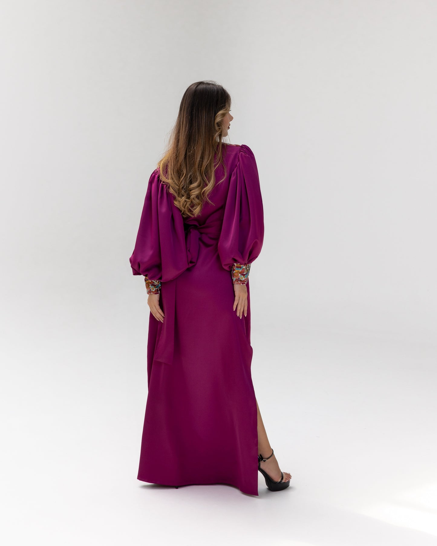Lisa Afghan Limited Edition Dress Purple SS25-26