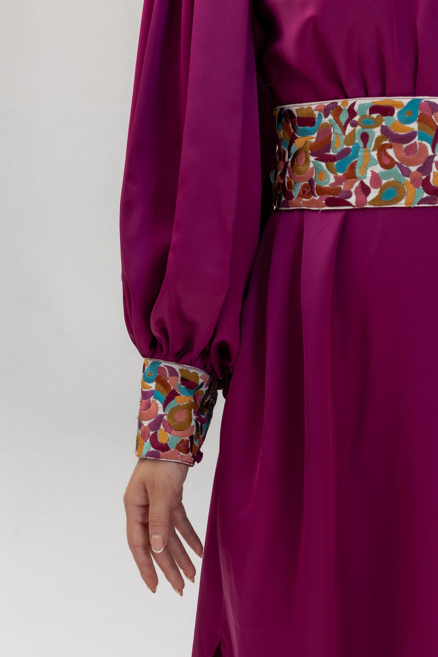 Lisa Afghan Limited Edition Dress Purple SS25-26