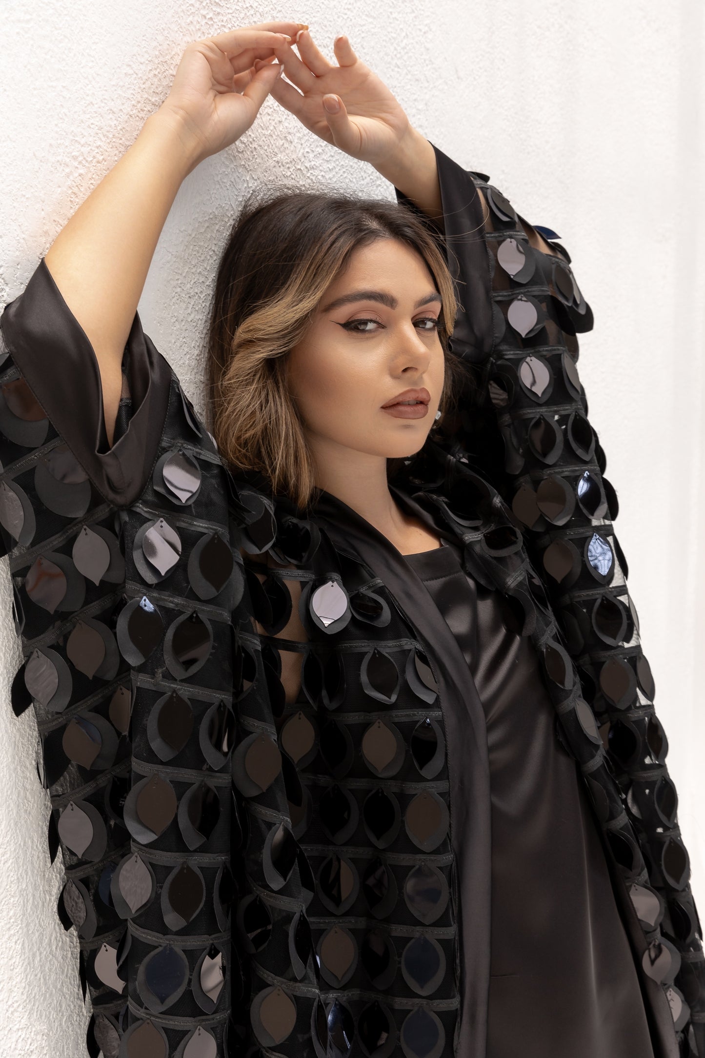 BLACK ANABIA ABAYA LIMITED EDITION SET