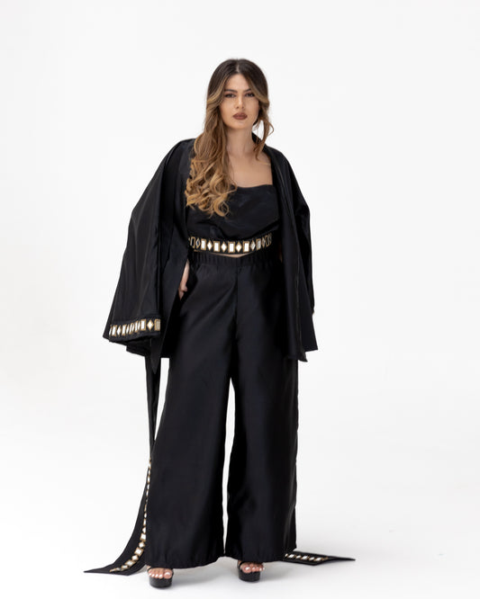 Leyla Afghan Limited Edition Black Set SS25-26