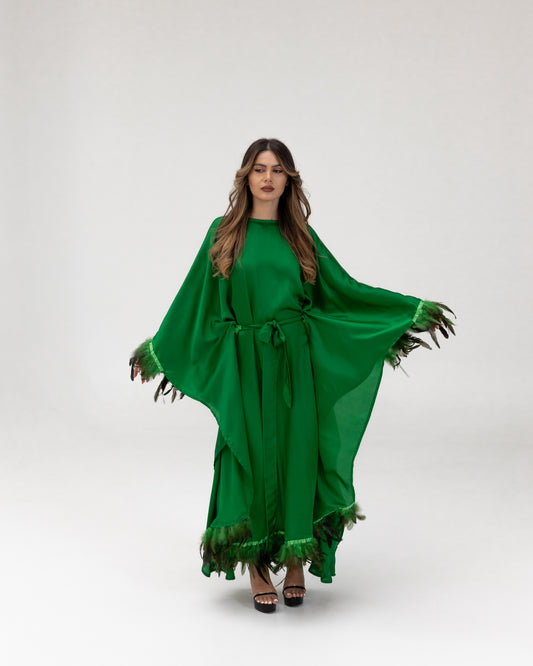 Jamila Emerald Green Luxury Dress SS25-26