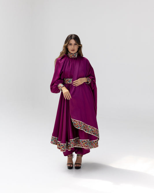 Estor Afghan Limited Edition Dress Purple SS25-26