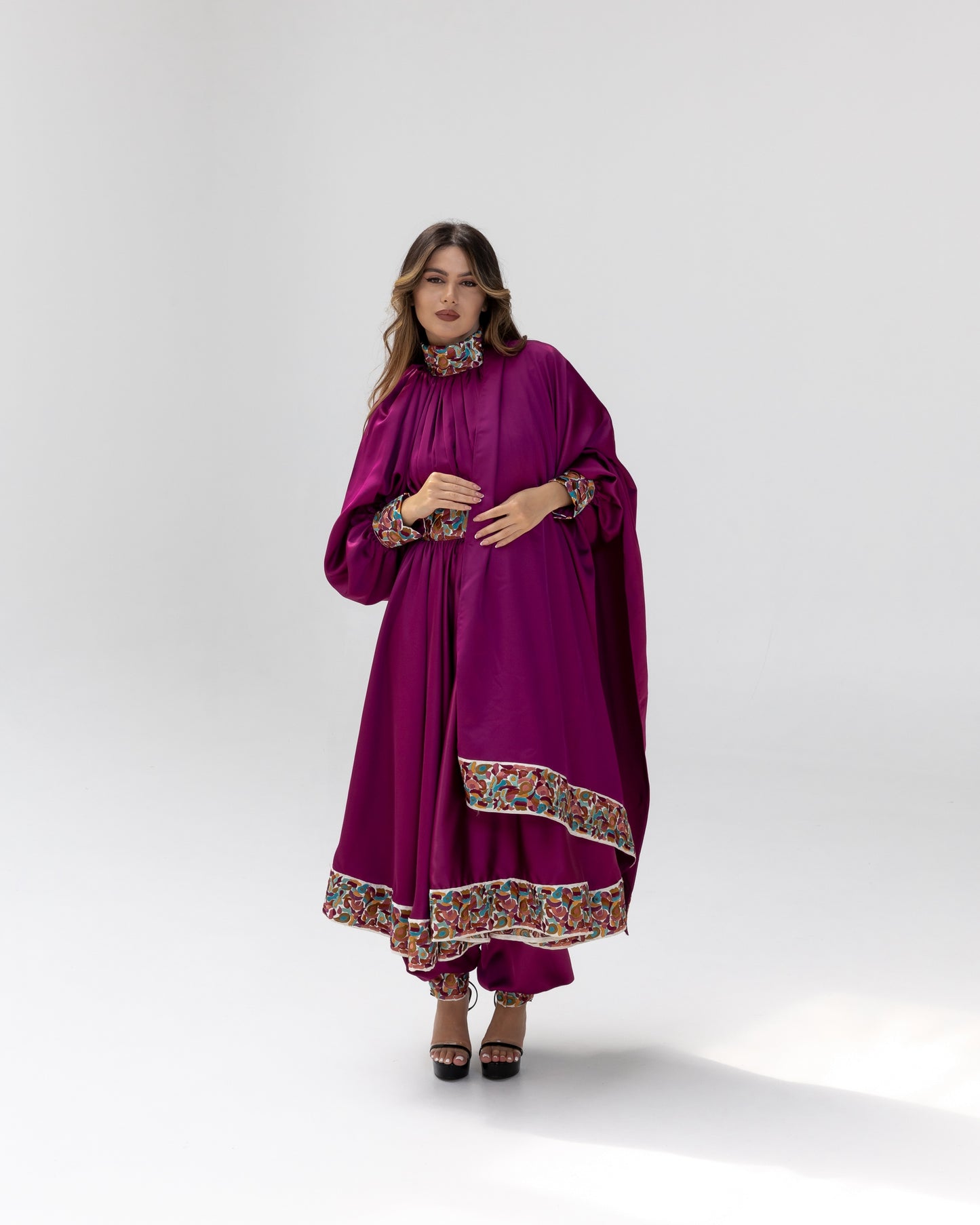 Estor Afghan Limited Edition Dress Purple SS25-26