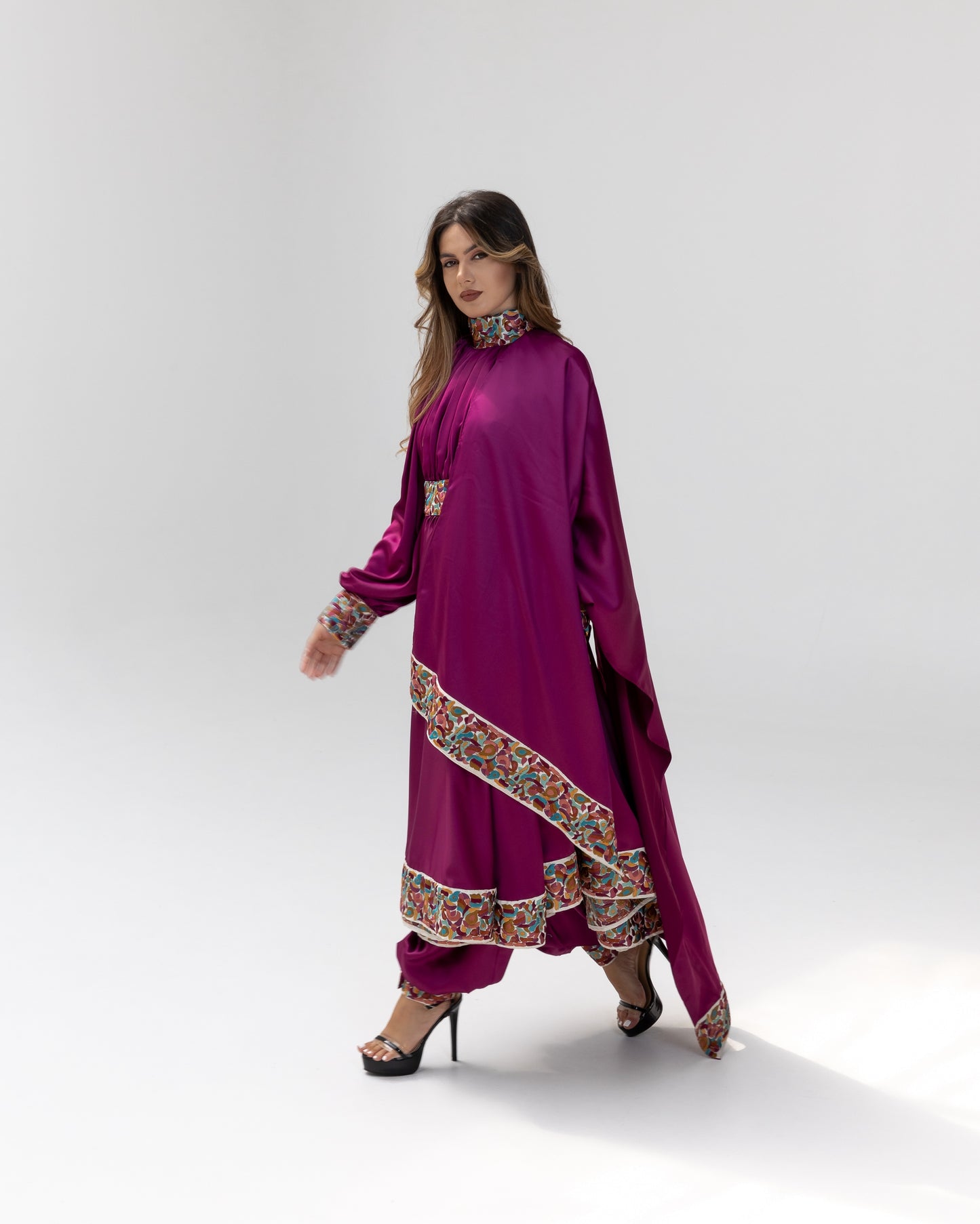 Estor Afghan Limited Edition Dress Purple SS25-26